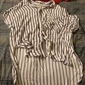 Striped Button Down Shirt